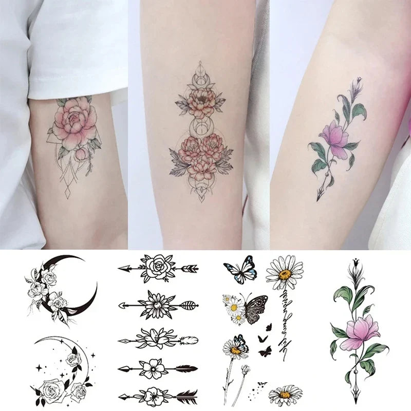 DIVERSE DEPOT™ Easy Apply Fashion Body Art Stickers