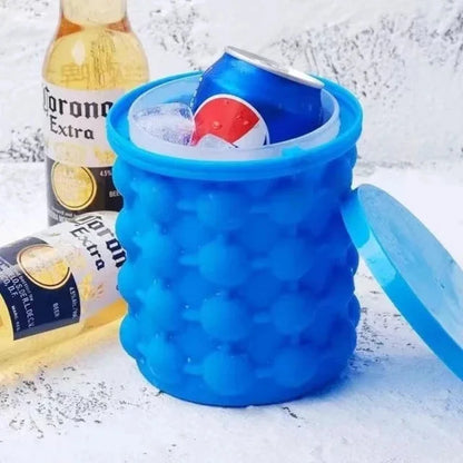 DIVERSE DEPOT™ - Quick Ice Maker Silicone Bucket
