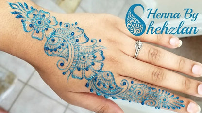 DIVERSE DEPOT™ - Sparkle Shine Glitter Mehndi Set