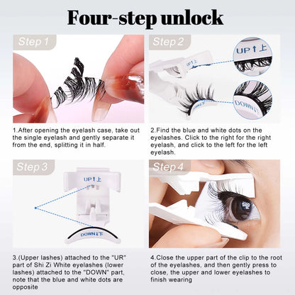 DIVERSE DEPOT™ Instant Glam Magnetic Eyelashes