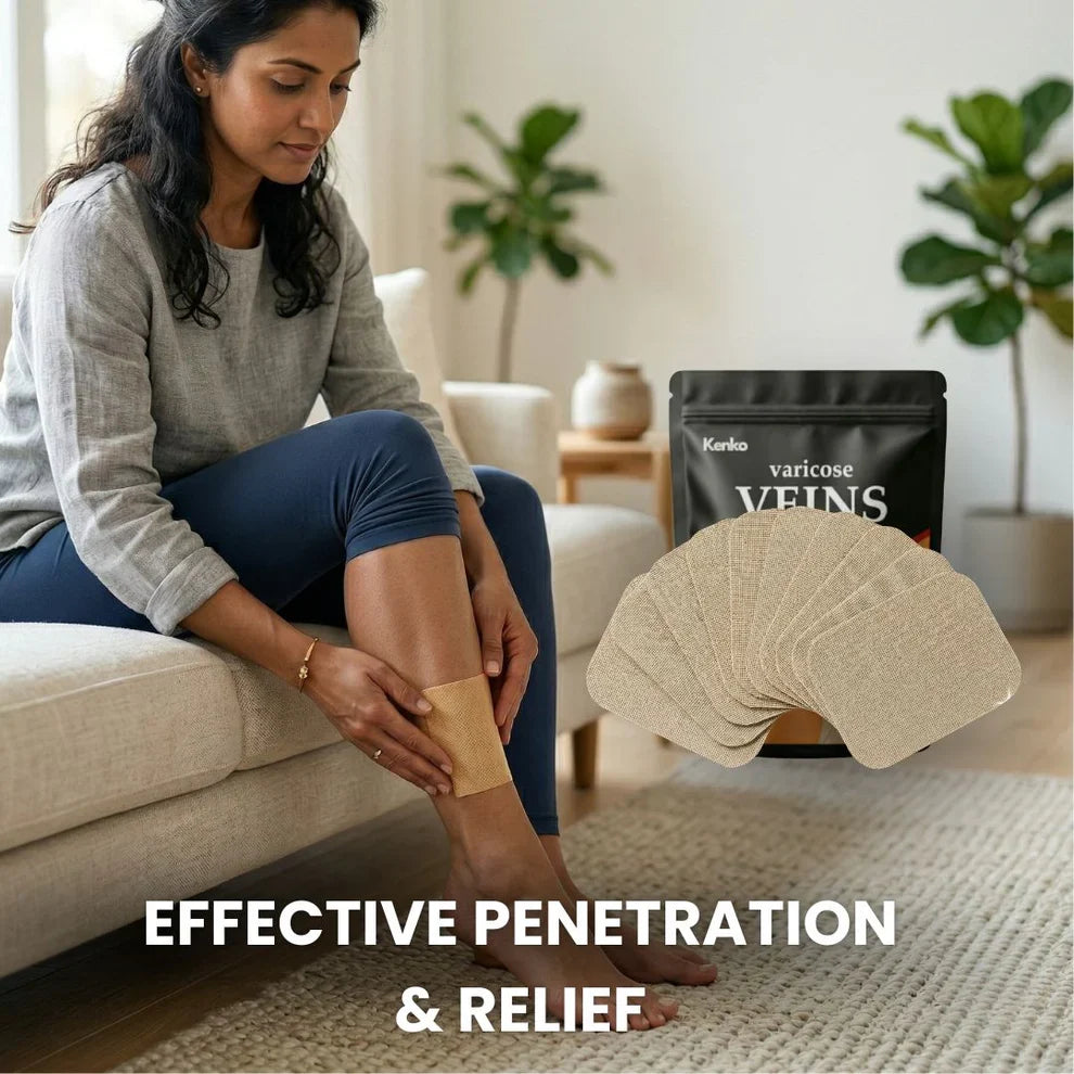 Kenko Spider & Varicose Vein Patches | Natural Herbal