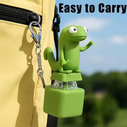 Funny Light-Up Lizard Keychain