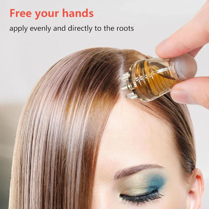 DIVERSE DEPOT™ - Hair Oil Applicator Scalp Massager Bottle
