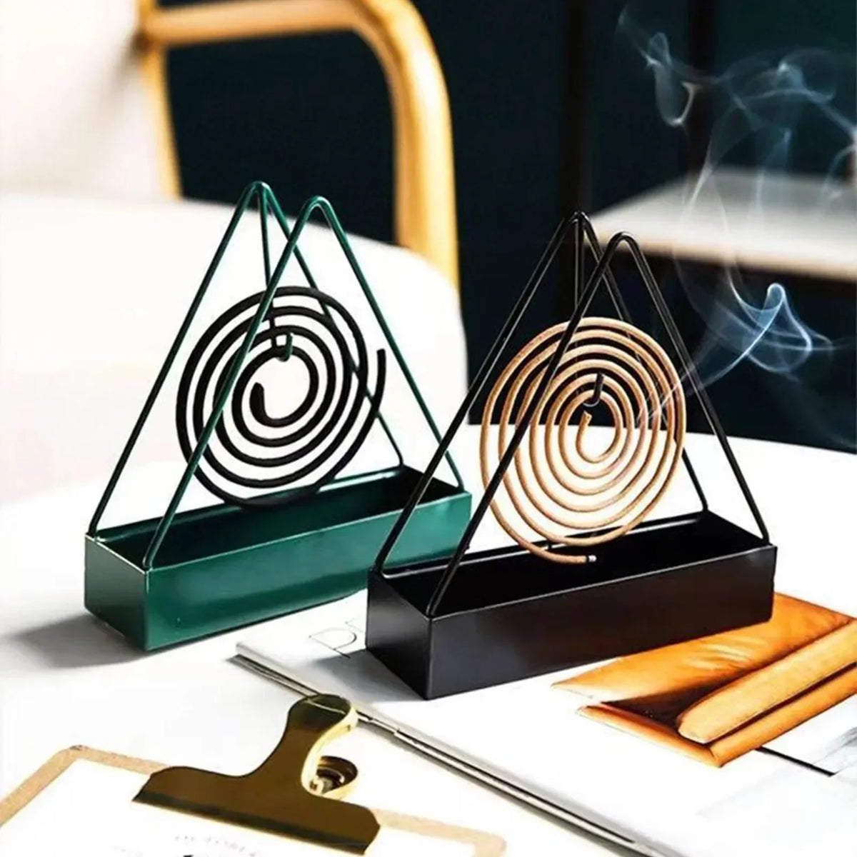DIVERSE DEPOT™ - Safe Metal Mosquito Coil Burner Stand