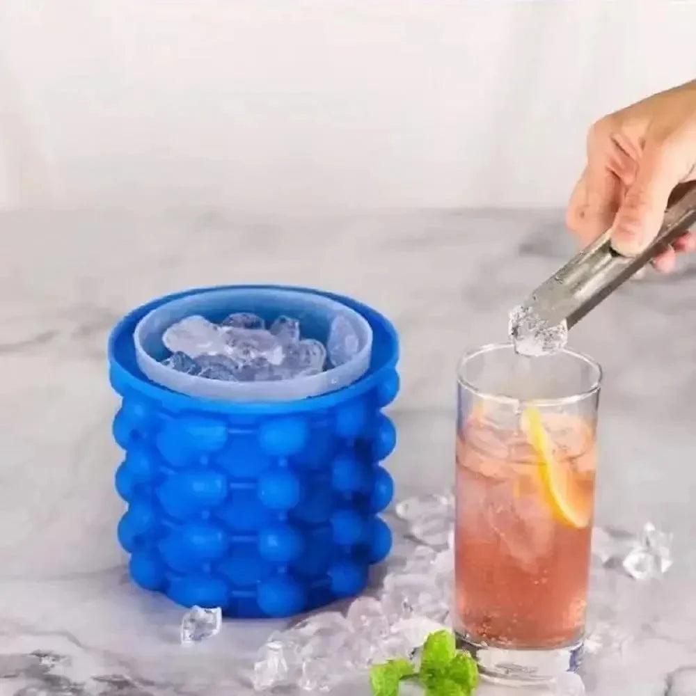 DIVERSE DEPOT™ - Quick Ice Maker Silicone Bucket