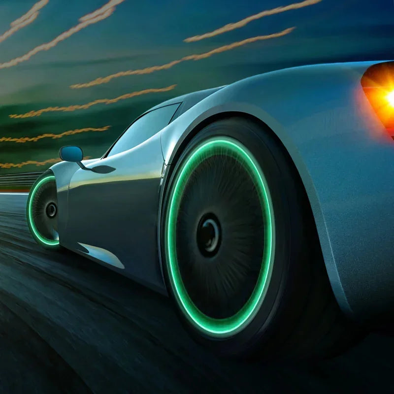 DIVERSE DEPOT™ - Night Glow Tire Valve Caps
