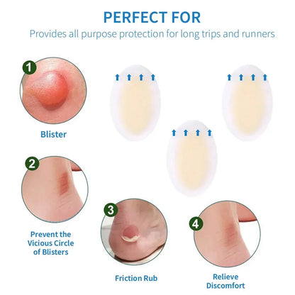 DIVERSE DEPOT™ - Invisible Heel Cushion Protection Pads