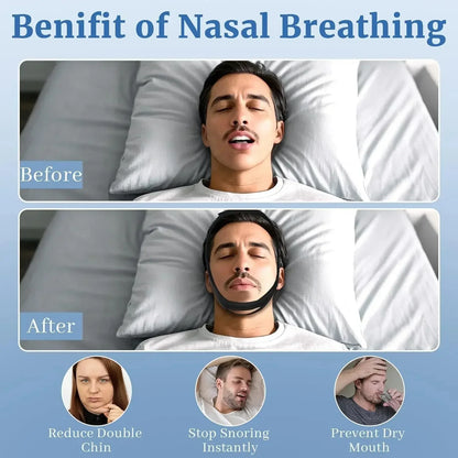 DIVERSE DEPOT™ - Anti Snoring Chin Strap Sleep Support