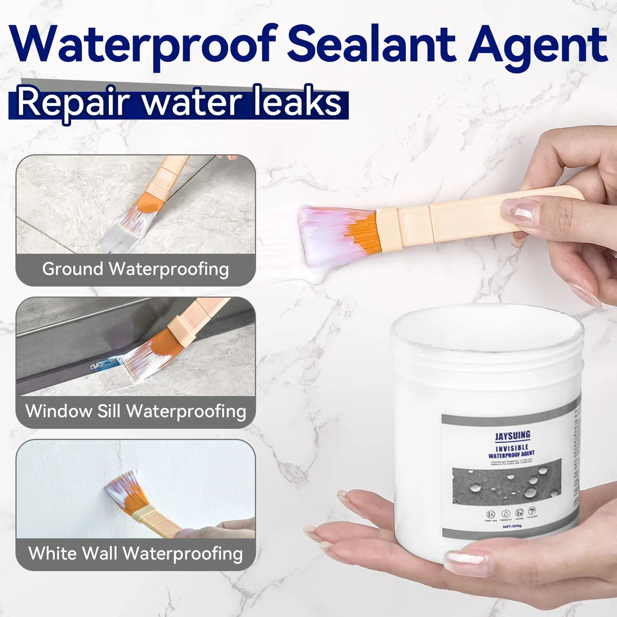 All Purpose Waterproof Sealant - Instant Leak Repair & Long Lasting Protection (300 Grams)