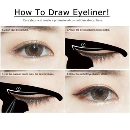 DIVERSE DEPOT™ - Perfect Eyeliner Stencil Easy Wing