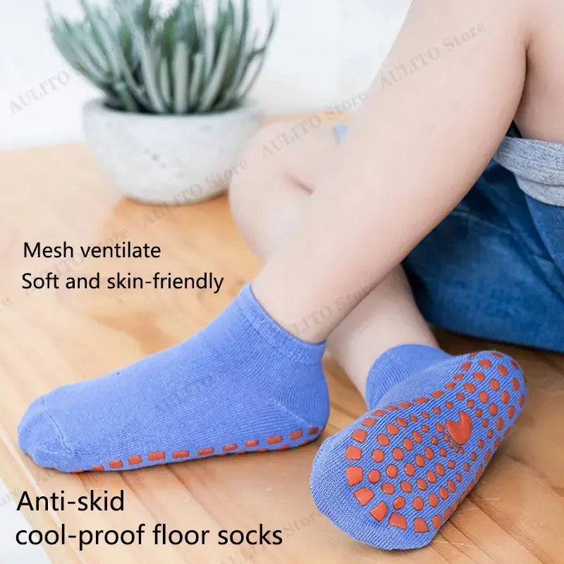 DIVERSE DEPOT™ - Kids Anti Slip Floor Socks Safe Grip