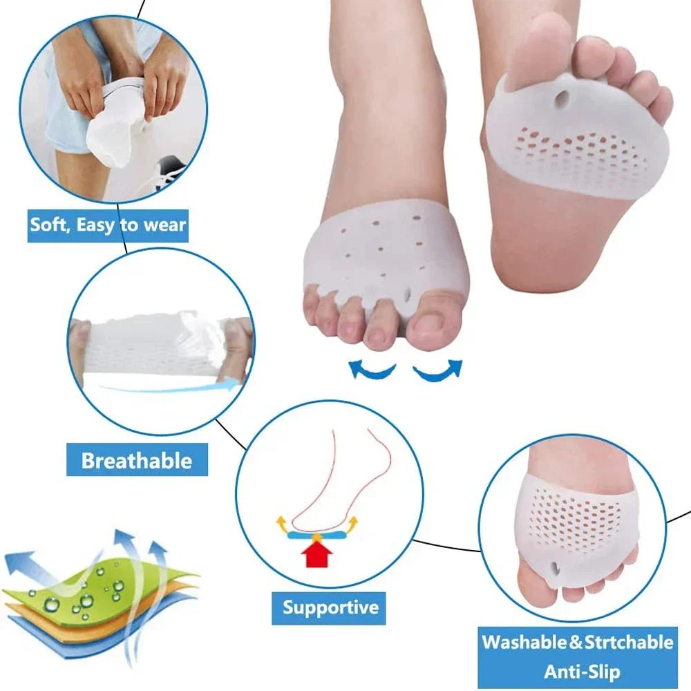 DIVERSE DEPOT™ - Soft Gel Toe Support Pads