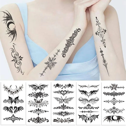 DIVERSE DEPOT™ Easy Apply Fashion Body Art Stickers