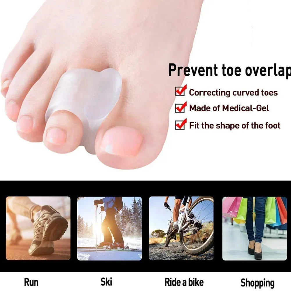 DIVERSE DEPOT™ - Silicone Toe Separator Pain Reliever