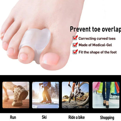 DIVERSE DEPOT™ - Silicone Toe Separator Pain Reliever