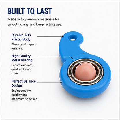 DIVERSE DEPOT™ - Keychain Stress Relief Spinner