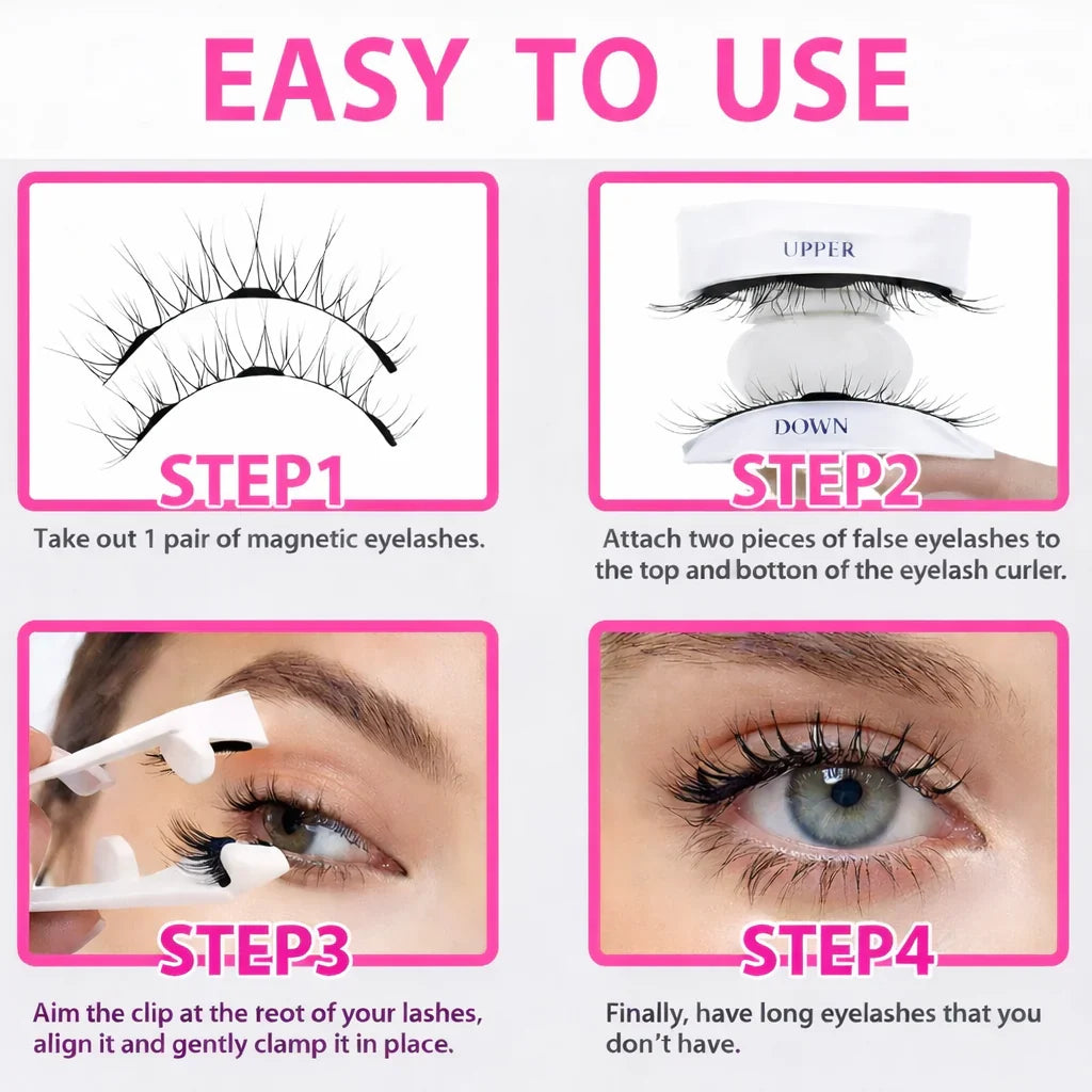 DIVERSE DEPOT™ Instant Glam Magnetic Eyelashes