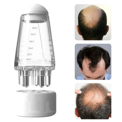 DIVERSE DEPOT™ - Hair Oil Applicator Scalp Massager Bottle