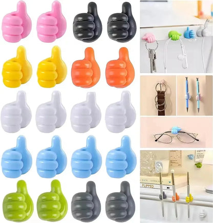 DIVERSE DEPOT™ - Silicone Cable Organizer Thumb Clips
