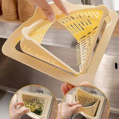 DIVERSE DEPOT™ - Kitchen Sink Corner Strainer Basket
