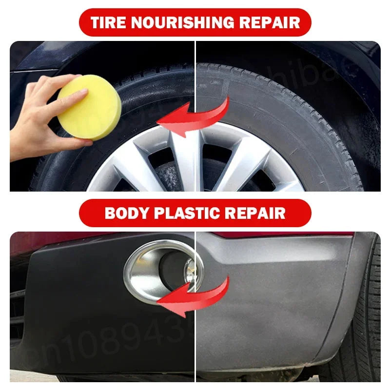 DIVERSE DEPOT™ - Black Tire Shine Polishing Wax