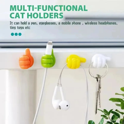 DIVERSE DEPOT™ - Silicone Cable Organizer Thumb Clips