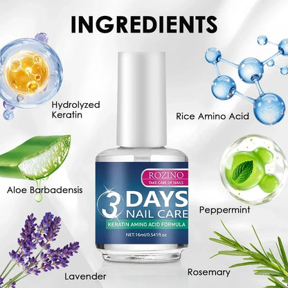 DIVERSE DEPOT™ - 3 Days Damaged Nail Recovery Serum