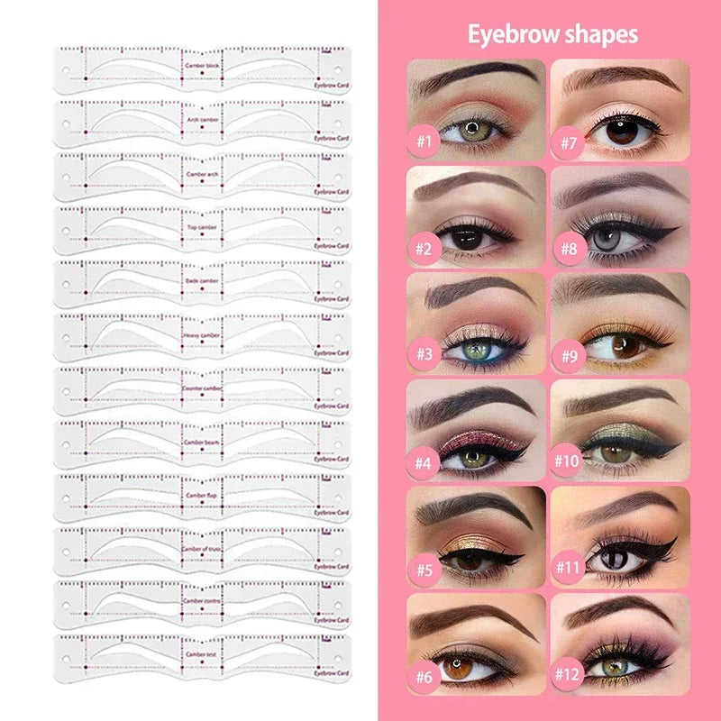 DIVERSE DEPOT™ - Perfect Eyebrow Shaping Stencil Kit