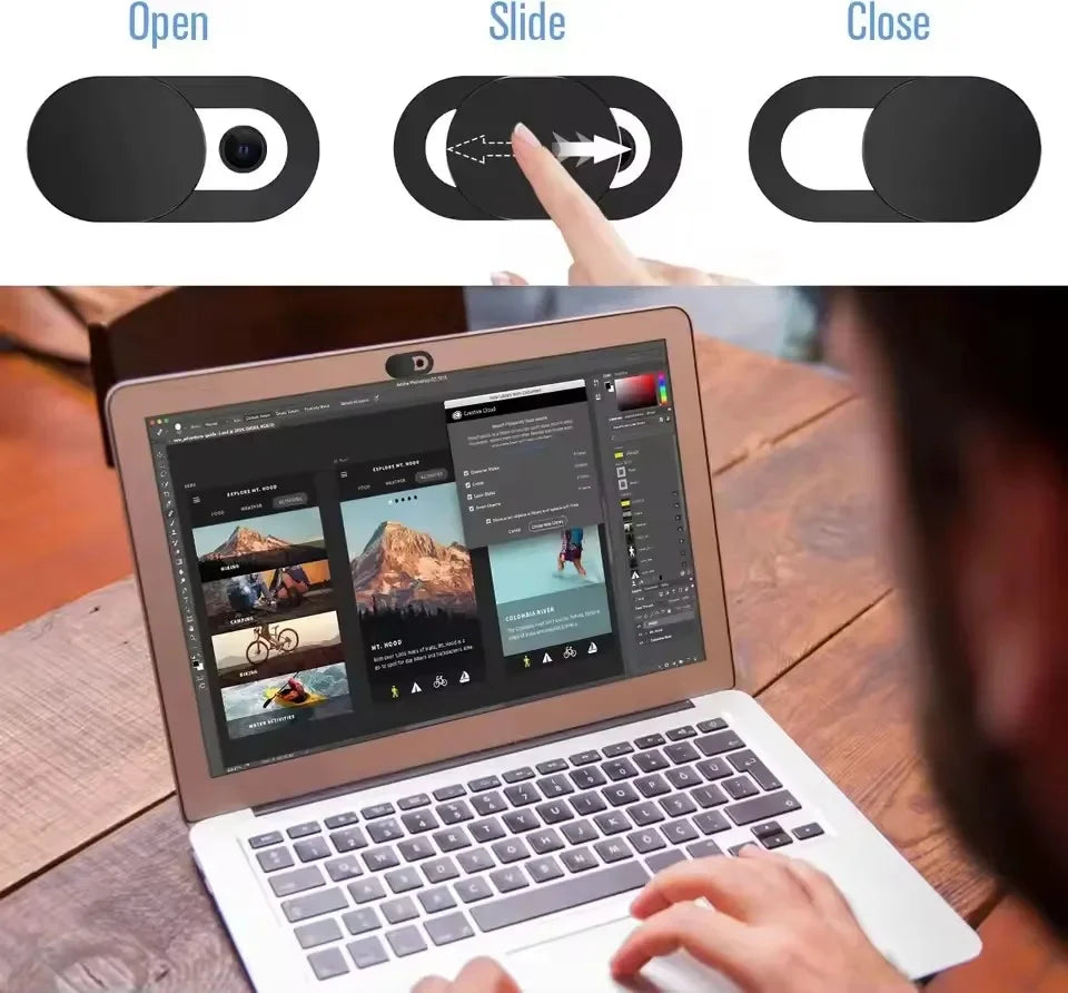 DIVERSE DEPOT™ - Webcam Privacy Cover Slider