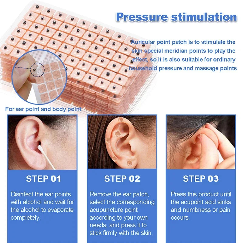 DIVERSE DEPOT™ - Magnetic Ear Acupoint Therapy Plasters