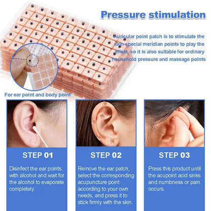 DIVERSE DEPOT™ - Magnetic Ear Acupoint Therapy Plasters