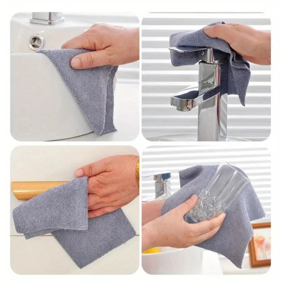 DIVERSE DEPOT™ - Reusable Microfiber Cleaning Cloth Roll