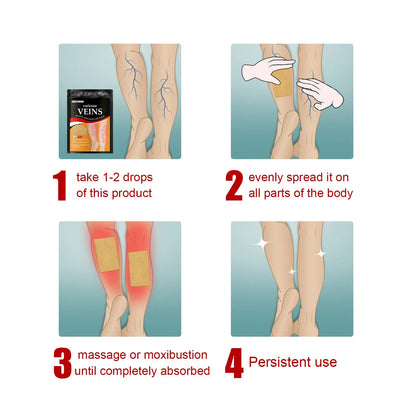 Kenko Spider & Varicose Vein Patches | Natural Herbal