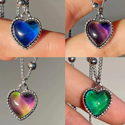 DIVERSE DEPOT™ - Mood Changing Heart Necklace