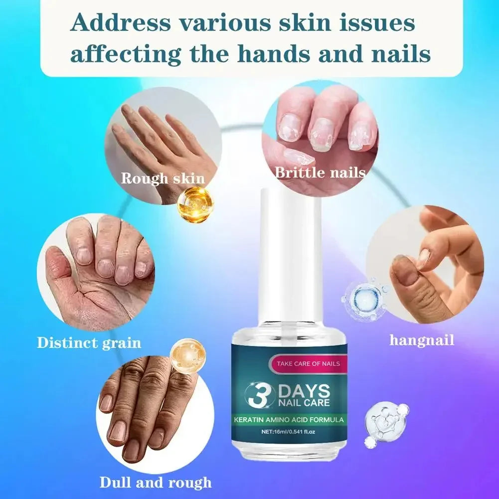 DIVERSE DEPOT™ - 3 Days Damaged Nail Recovery Serum