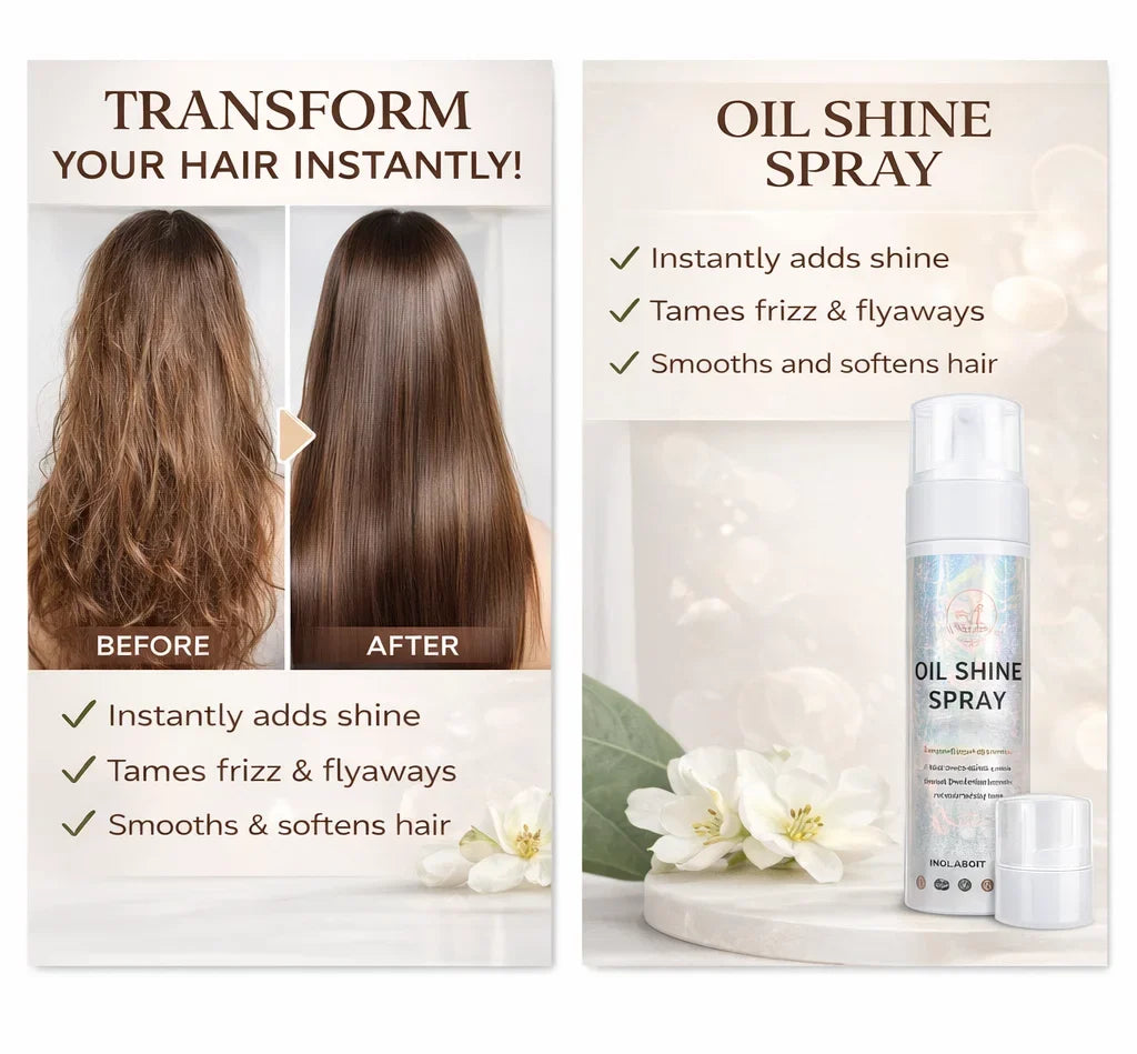 DIVERSE DEPOT™ - Instant Shine Hair Finishing Spray | Imported Quality