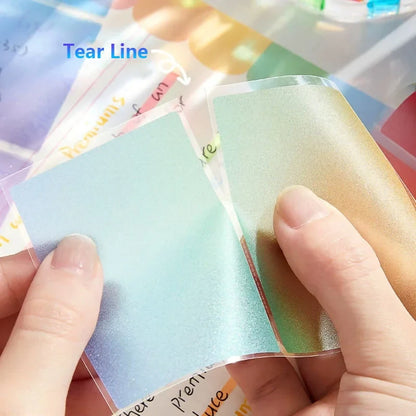 DIVERSE DEPOT™ - Smart Transparent Sticky Notes for Students