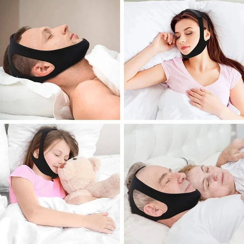 DIVERSE DEPOT™ - Anti Snoring Chin Strap Sleep Support