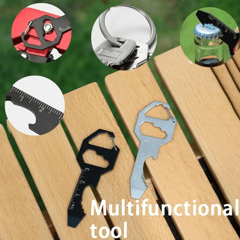 DIVERSE DEPOT™ - 6 In 1 Multi Tool Keychain Opener