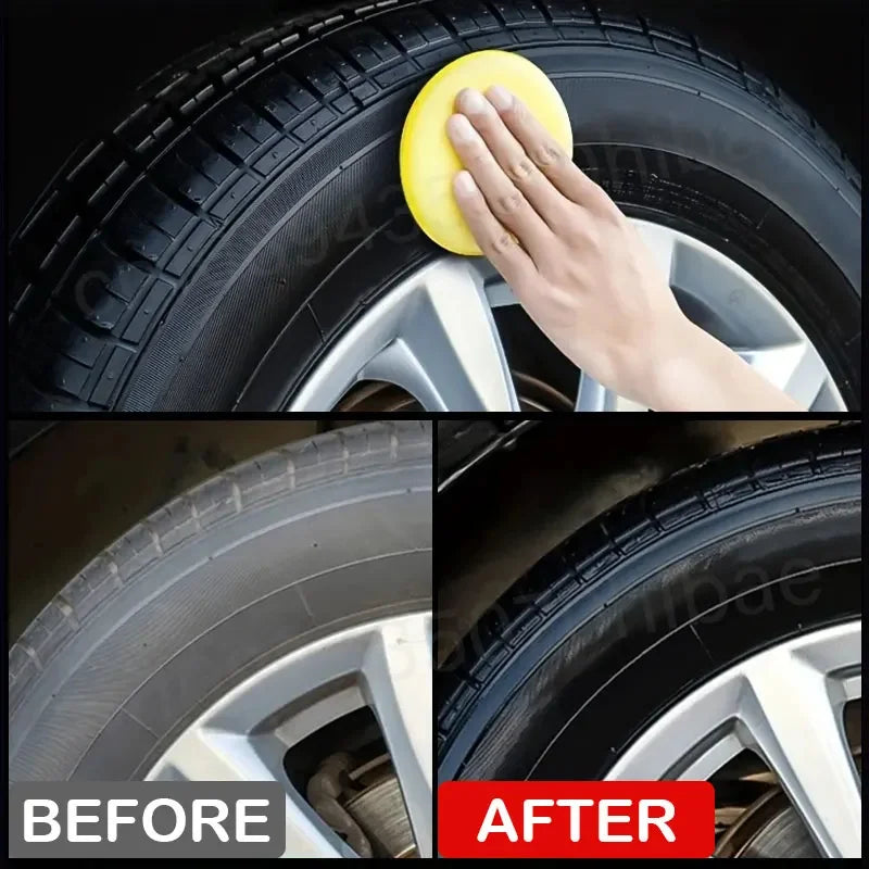 DIVERSE DEPOT™ - Black Tire Shine Polishing Wax