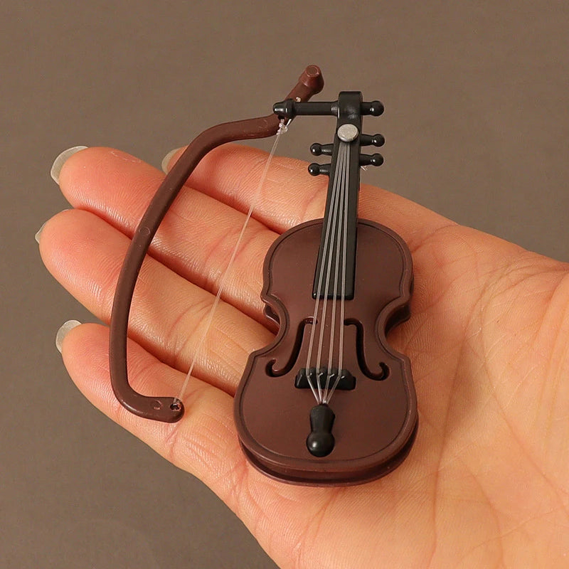 DIVERSE DEPOT™ - Mini Violin Toy Music Playing Model