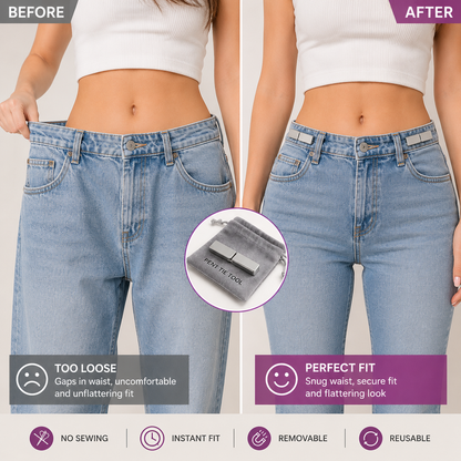 Adjustable Invisible Jeans Waist Clip