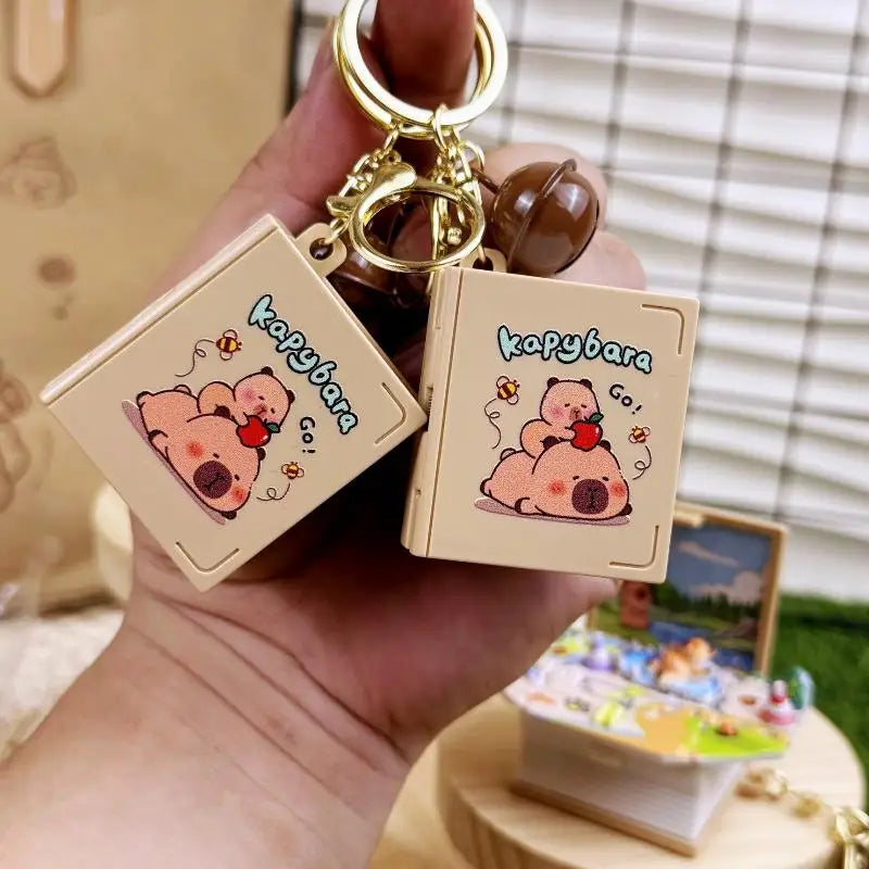 DIVERSE DEPOT™ - 3D Capibara Mini Keychain