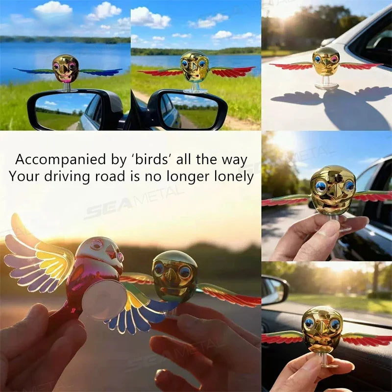 DIVERSE DEPOT™ - Flying Bird Car Decoration Spinner