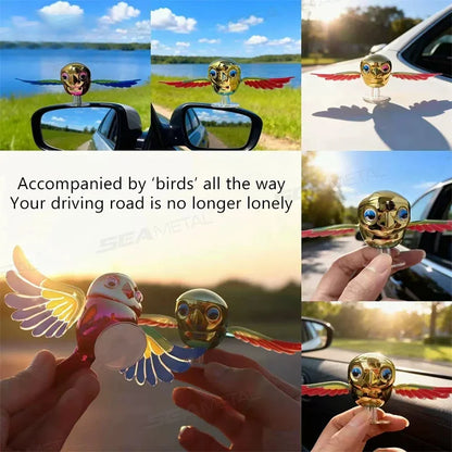 DIVERSE DEPOT™ - Flying Bird Car Decoration Spinner