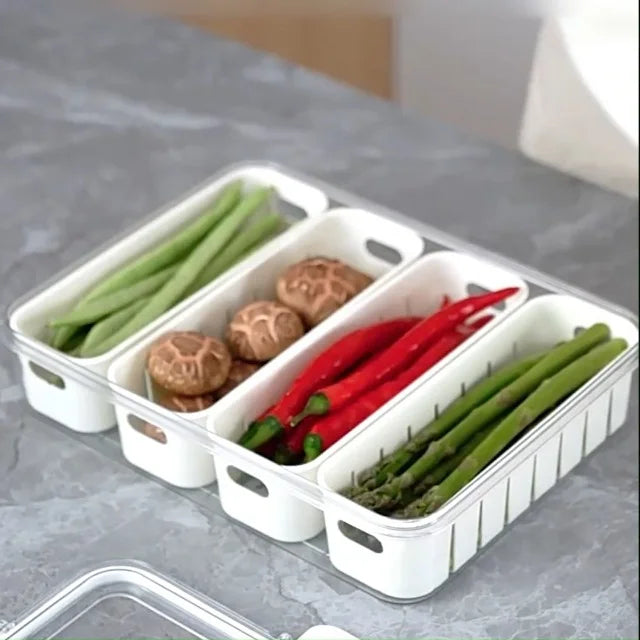DIVERSE DEPOT™ - Fresh Portable Snack & Veggie Storage Box |