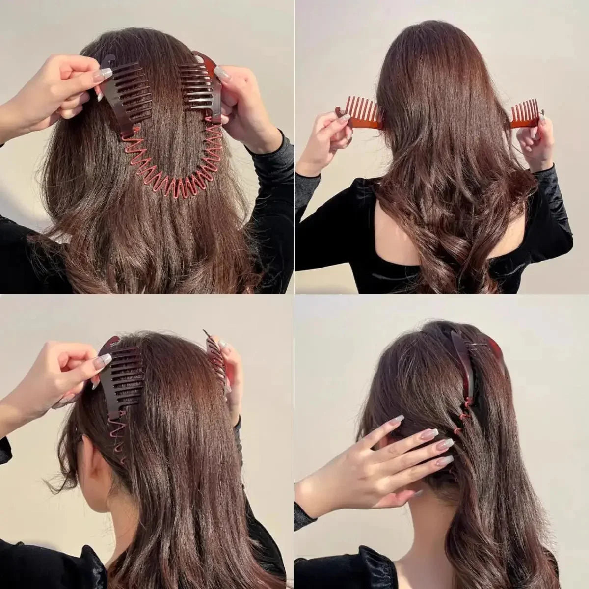 DIVERSE DEPOT™ –Strong Hold Hair Claw Clips Set