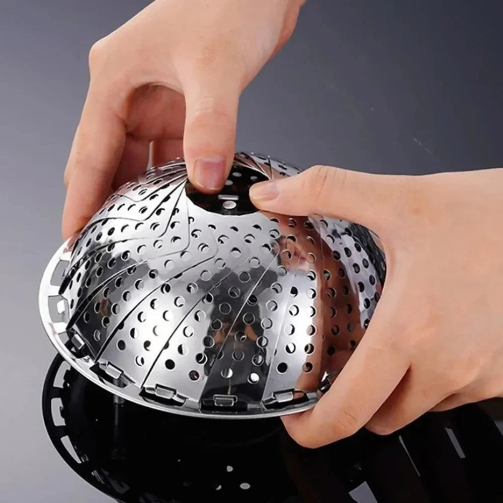 DIVERSE DEPOT™ - Stainless Steel Expandable Steamer Basket