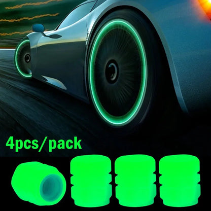 DIVERSE DEPOT™ - Night Glow Tire Valve Caps