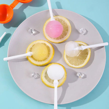 DIVERSE DEPOT™ - Silicone Lollipop Ice Cream Maker Mould